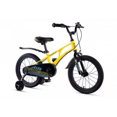 Велосипед детский Maxiscoo Air Стандарт Плюс 16 MSC-A1641 жёлтый матовый 02
