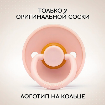 Набор латексных пустышек 2 шт в контейнере от 18 мес Miyoumi S0001/216+244/18+ 5