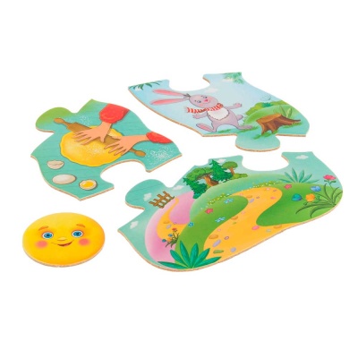 Игра настольная Путешествие по сказке Колобок Vladi Toys VT2909-11