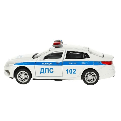 Металлическая машинка Kia Optima Полиция Технопарк OPTIMA-12SLPOL-WH 02