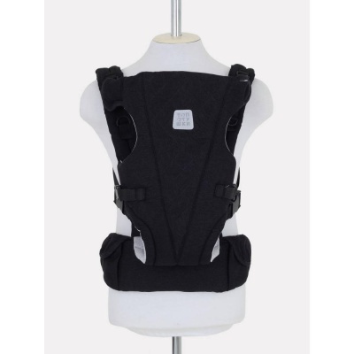 Рюкзак-кенгуру Деним Топотушки чёрный 02