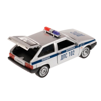 Игрушка Машина Lada-2108 Спутник Полиция Технопарк 2108-12SLPOL-SR 2