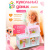 Домик для кукол Мини Pema kids бело-розовый/принт