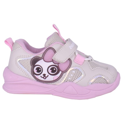 Кроссовки для девочки со светодиодами Indigo Kids 92-034С бежевые Кроссовки для девочки со светодиодами Indigo Kids 92-034С бежевые