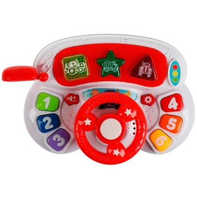 Музыкальный руль Синий Трактор Умка 2005M012-R 1 Музыкальный руль Синий Трактор Умка 2005M012-R 1