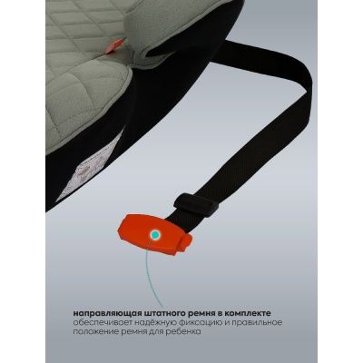 Автокресло-бустер Indigo Ground Plus зелёный-чёрный