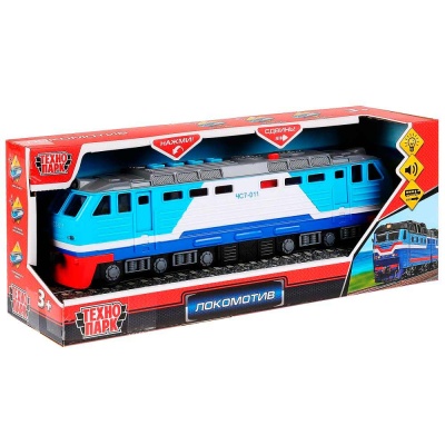 Инерционная модель Локомотив Технопарк LOCO-30PL-BU 2