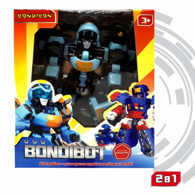 Трансформер Bondibot Робот-самолёт метро 2 в 1 Bondibon ВВ5823 3