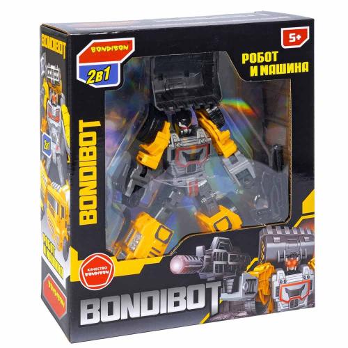 Робот-трансформер 2в1 Bondibot Экскаватор-погрузчик Bondibon ВВ6045 фото 15