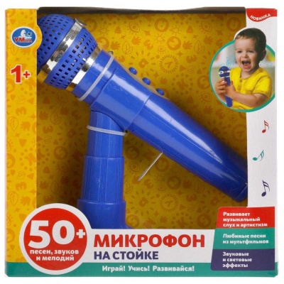 Музыкальная игрушка Микрофон на стойке Умка 1709M326
