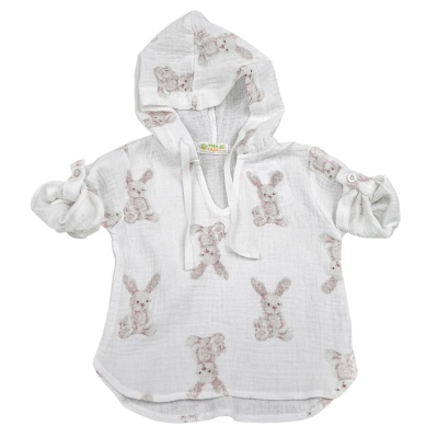 Рубашка Зайки Чуди Кидс 087525-3 белый 03