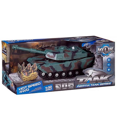 Танк инерционный со световыми и звуковыми эффектами Junfa KLX700-4A 3