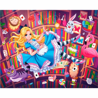 Картина по номерам Волшебная библиотека 40 х 50 см Рыжий кот Х-8568 1 Картина по номерам Волшебная библиотека 40 х 50 см Рыжий кот Х-8568 1