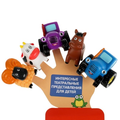Набор игрушек для ванны Пальчиковый театр Синий Трактор Капитошка STR-05 04