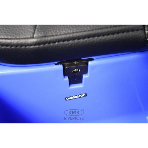 Детский электромобиль BMW M4 RiverToys A004AA синий фото 19