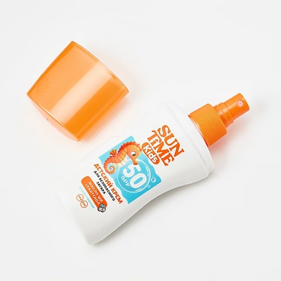 Детский крем для безопасного загара Sun Time Kids SPF 50 150 мл Биокон 2
