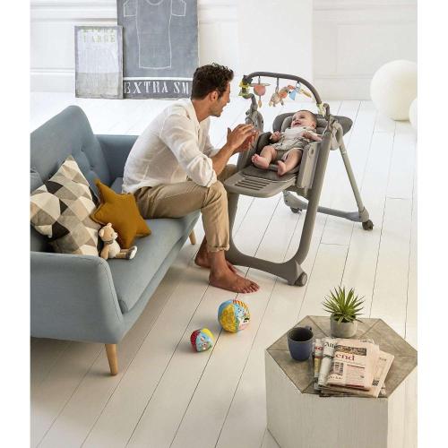 Стульчик для кормления Polly Magic Relax Chicco 06079502210000 Graphite фото 11