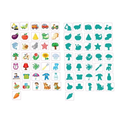 Лото пластик Силуэты Десятое Королевство 04007