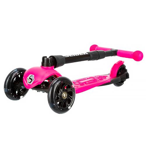Самокат трехколесный складной светящиеся колеса Slider Stile1P фото 3