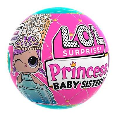 Кукла LOL SURPRISE в шаре Сестричка Принцессы MGA 68368 2