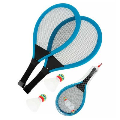 Набор для бадминтона 2 пластиковые ракетки 2 волана Рыжий кот НБД-0561 7