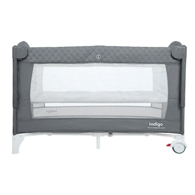 Кровать-манеж Indigo Bon-Bon серый 02