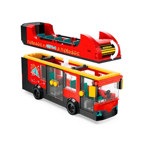 Конструктор Lego City 60407 Красный двухэтажный экскурсионный автобус фото 3