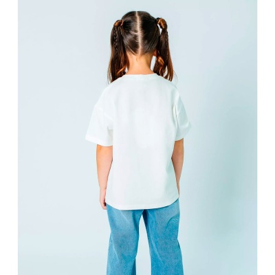 Футболка для девочки Colabear 683903 молочная