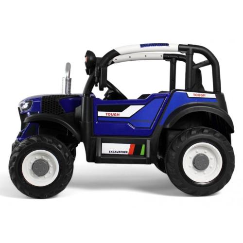 Детский электромобиль RiverToys B222CP синий фото 5
