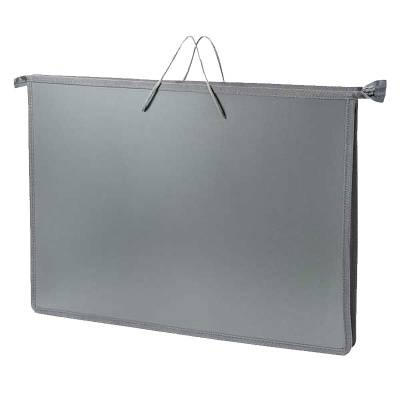 Папка для документов А2 Пчёлка ПЧ-ПМ-А2-35СЕР серый