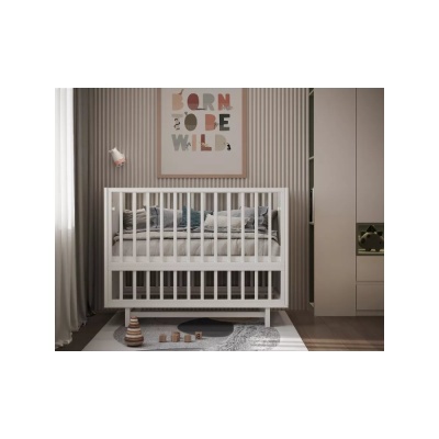 Кроватка с продольным маятником Incanto Cambridge KR-0010/10 белый/белый 02