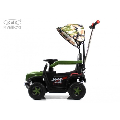 Детский электромобиль RiverToys G003GG зелёный 05