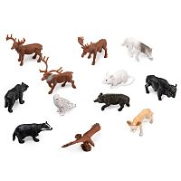 Набор мини фигурок Лесные животные Wildlife 12 штук Konik AMW2141