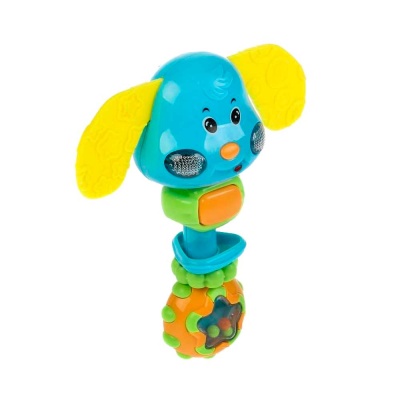 Музыкальная погремушка Собачка Умка ZY733707-R