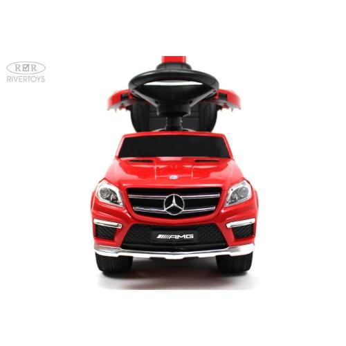 Детский толокар Mercedes-Benz GL63 RiverToys A888AA-M красный фото 9