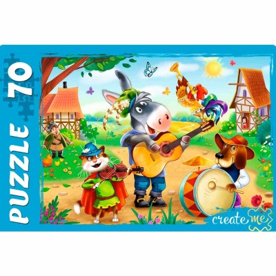 Пазлы Мир сказок Рыжий кот УК70-5662  1