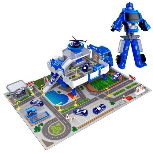 Транспаркинг грузовик-трансформер Городской патруль 1toy Т24223