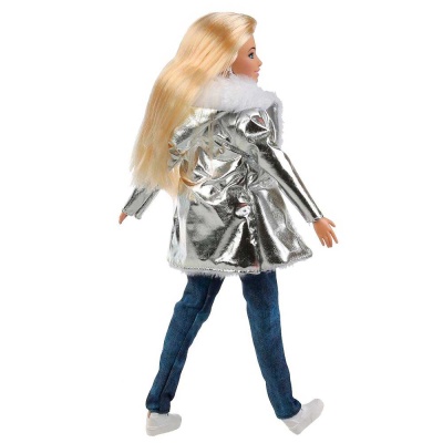 Кукла София в серебристой парке 29 см Карапуз 66001-W1-SPS-BB