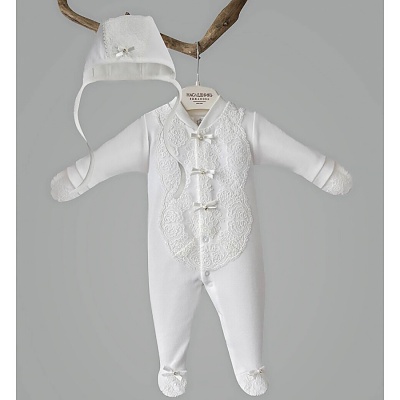 Комплект на выписку для девочки и мальчика Наследникъ 203-030-ЭК 2 Комплект на выписку для девочки и мальчика Наследникъ 203-030-ЭК 2