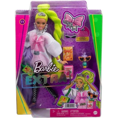 Кукла Экстра с зелеными неоновыми волосами Barbie HDJ44