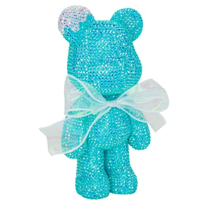 Алмазная мозаика Мишка Шайни Fun and Done Наша игрушка MM77021 бирюзовый