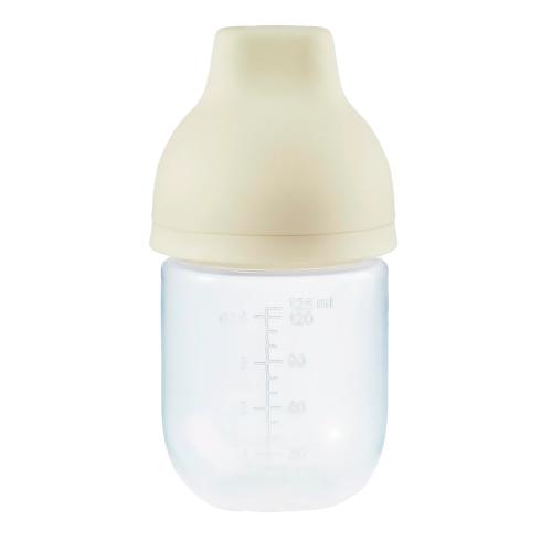 Бутылочка для кормления с двумя сосками 125 мл Happy Baby 10030 cream