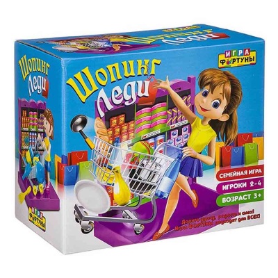 Семейная настольная игра Шопинг леди Фортуна Ф93362