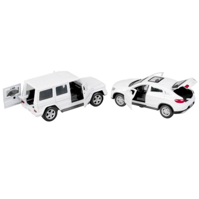 Машинка металлическая Mercedes-Benz G-class/Gla-coupe Технопарк GCLASSGLECO-12DB12-BEWH 04