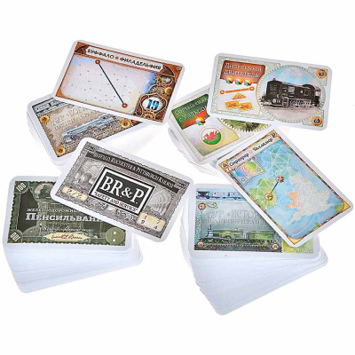 Настольная игра Ticket to Ride Великобритания и Пенсильвания дополнение Hobby World 952052