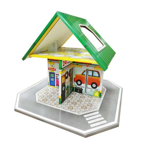 Кукольный домик быстрой сборки Автозаправка Dream House Десятое Королевство 04714 фото 4