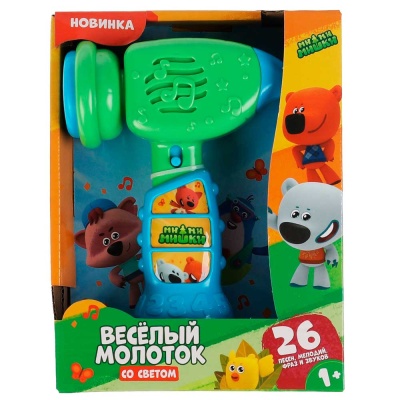 Музыкальная игрушка Ми-ми-мишки Веселый молоток Умка HT1114-R 5