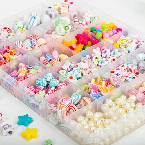 Набор для создания бижутерии и украшений Beads Set 450 элементов Brauberg Kids 664695 фото 3
