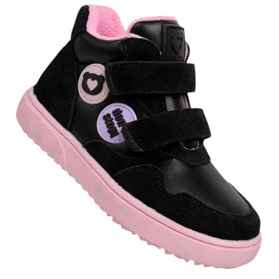 Ботинки детские Indigo Kids 50-410G чёрный-розовый 3