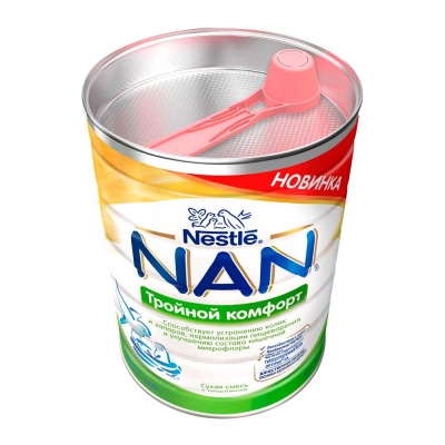 Сухая молочная смесь NAN Тройной Комфорт Nestle 800 г 3